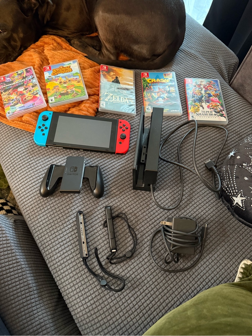 Nintendo Switch V2 Bundle with Games & Accessories